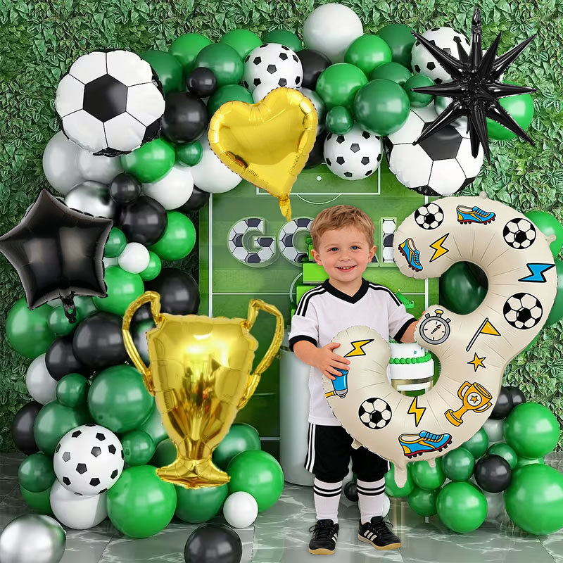 Wedding Day Supply Kit - Football-themed Balloon Arch Kit, Suitable for