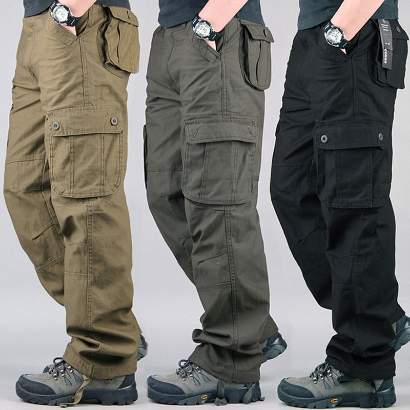 Wedding Job - Tactical Cargo Pants Men Cotton Overalls