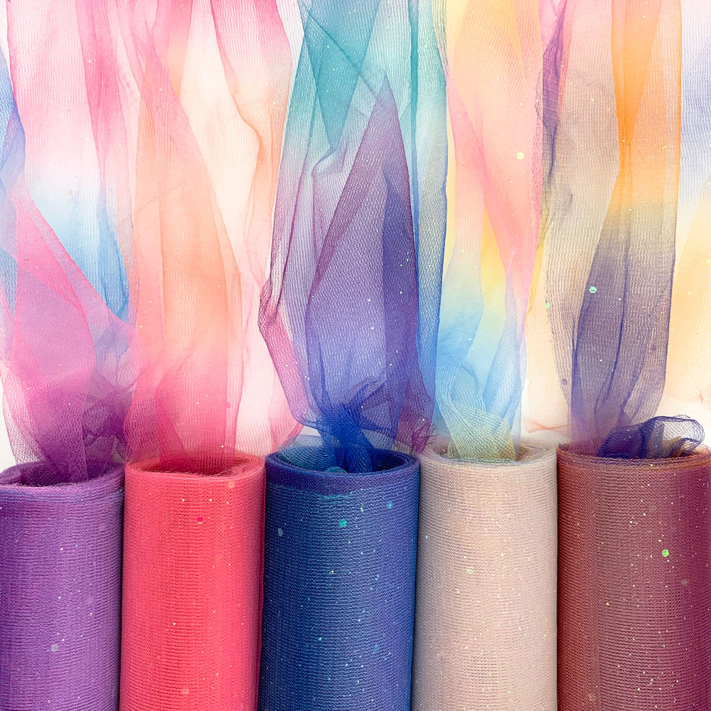 10Yards Rainbow Glitter Tulle  - Table Runner Sequin recension och pris