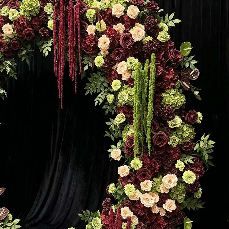 Burgundy Sage Green Trailing T - Wedding Arch Flower recension och pris