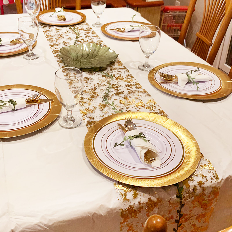 273/500cm Wedding Table Runner - Table Runner Sequin recension och pris