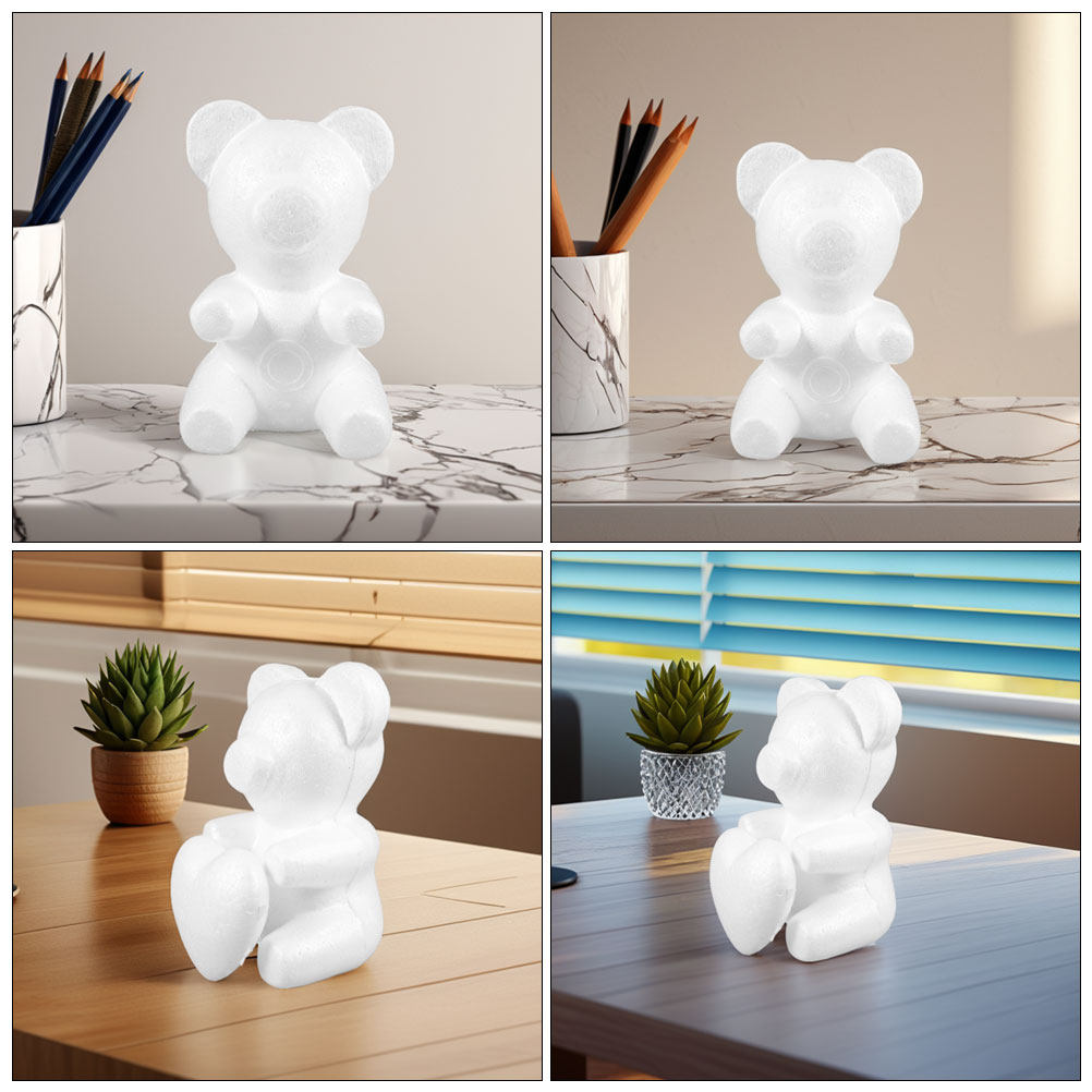 12Pcs Foam Bear Heart Shapes D - Wedding Supply Decor recension och pris