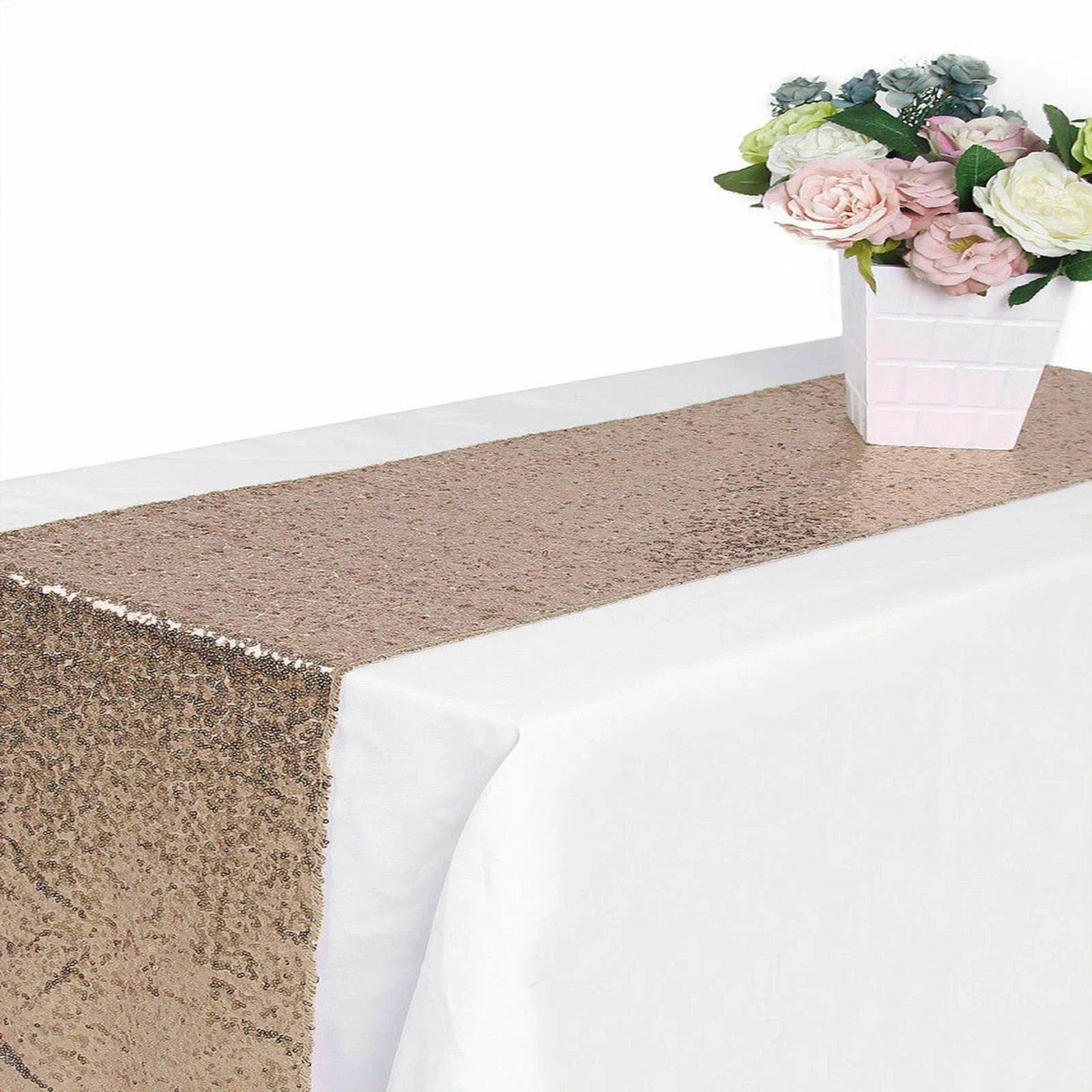 Festive Sequin Tablecloth Tabl - Table Runner Sequin recension och pris