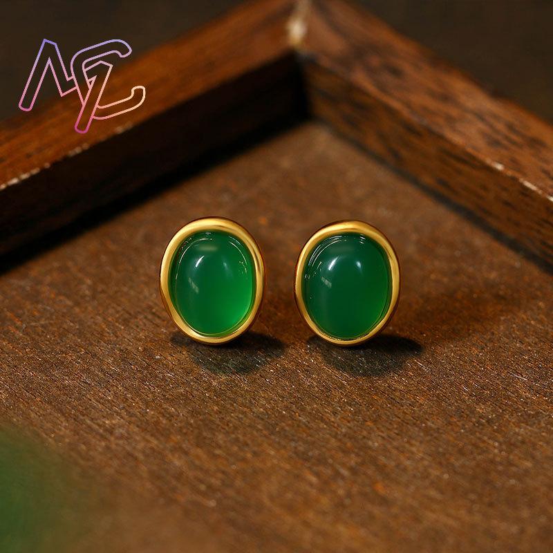 Green Natural Jade Earrings Ta - Wedding Yes recension och pris