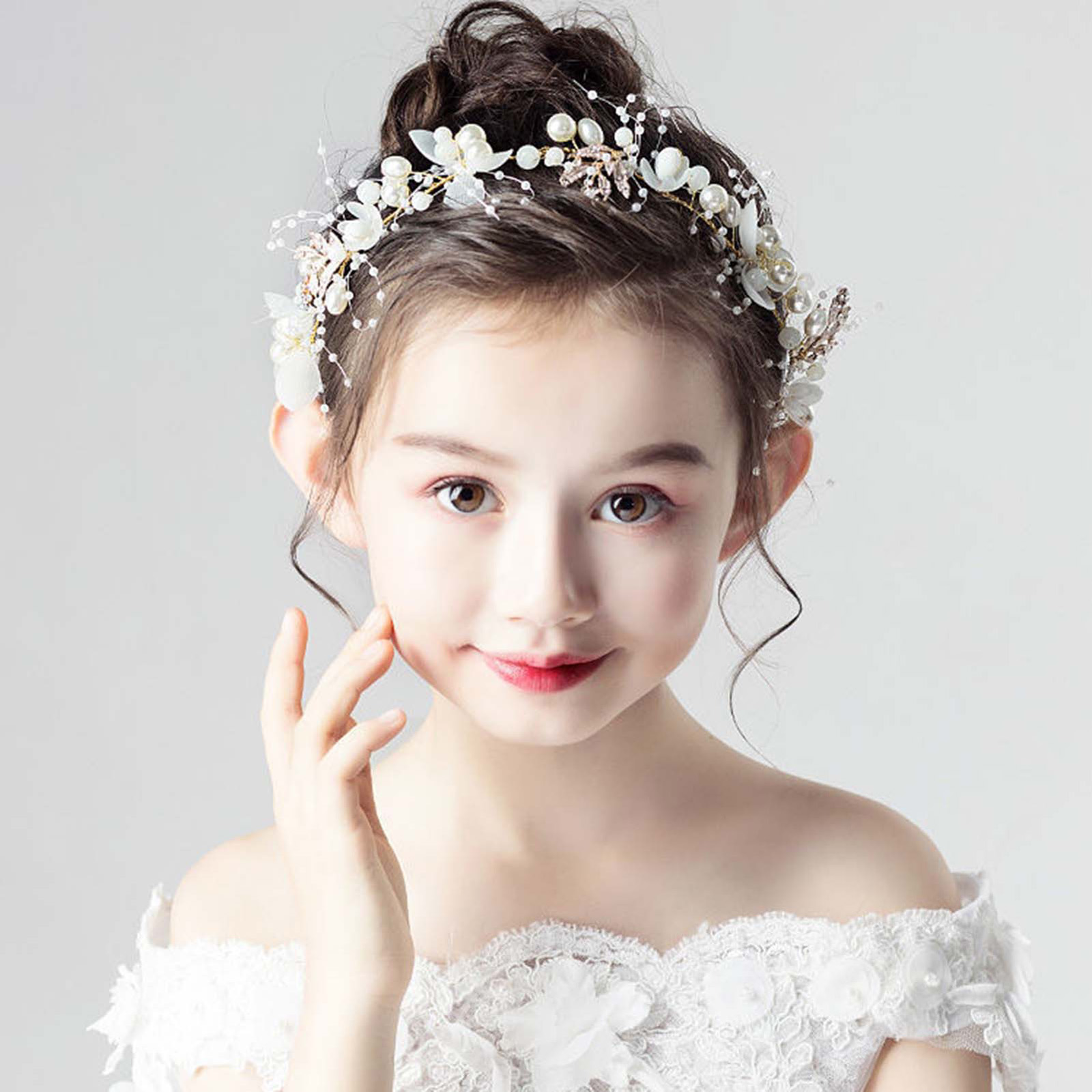 Pearls flower Headband Bridal  - Wedding Arch Flower recension och pris