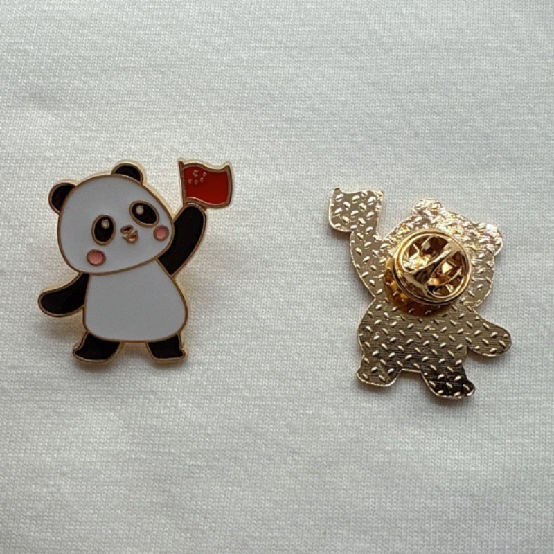 6pcs Cartoon China Panda Badge - Wedding Yes recension och pris