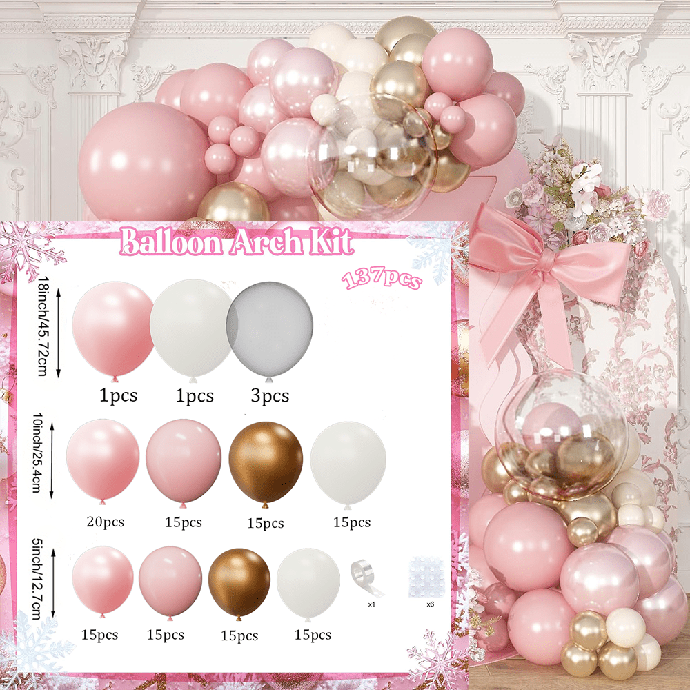 137pcs Vintage Pink Rose White - Wedding Day Supply Kit recension och pris