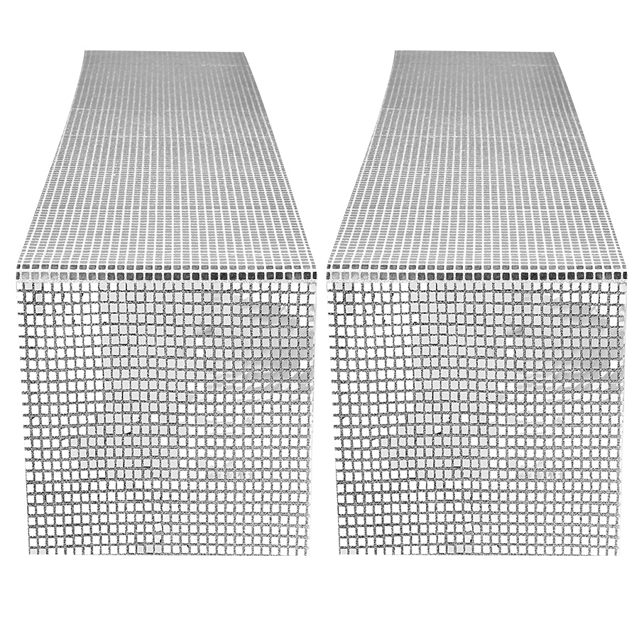 Mirror Silver Sequin Table Run - Table Runner Sequin recension och pris