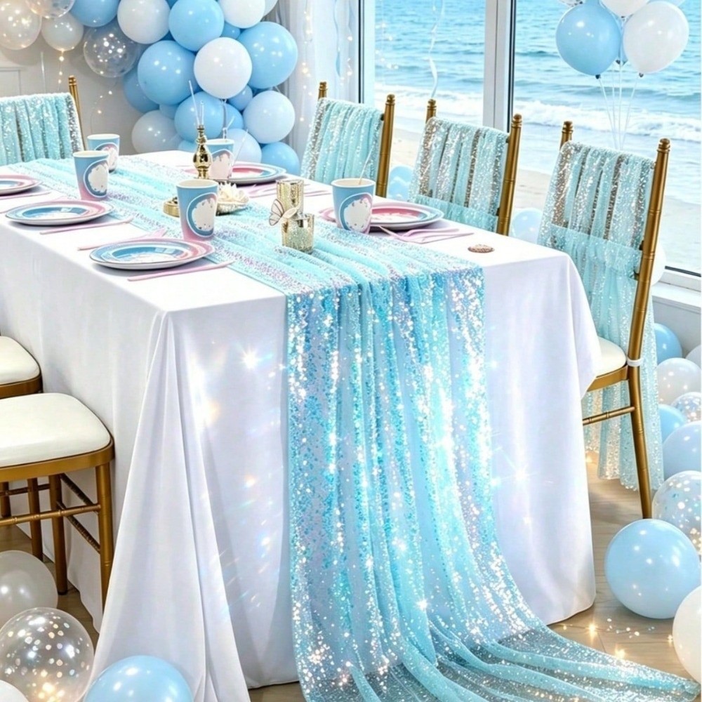 Decorative Table Runner Sequin - Table Runner Sequin recension och pris