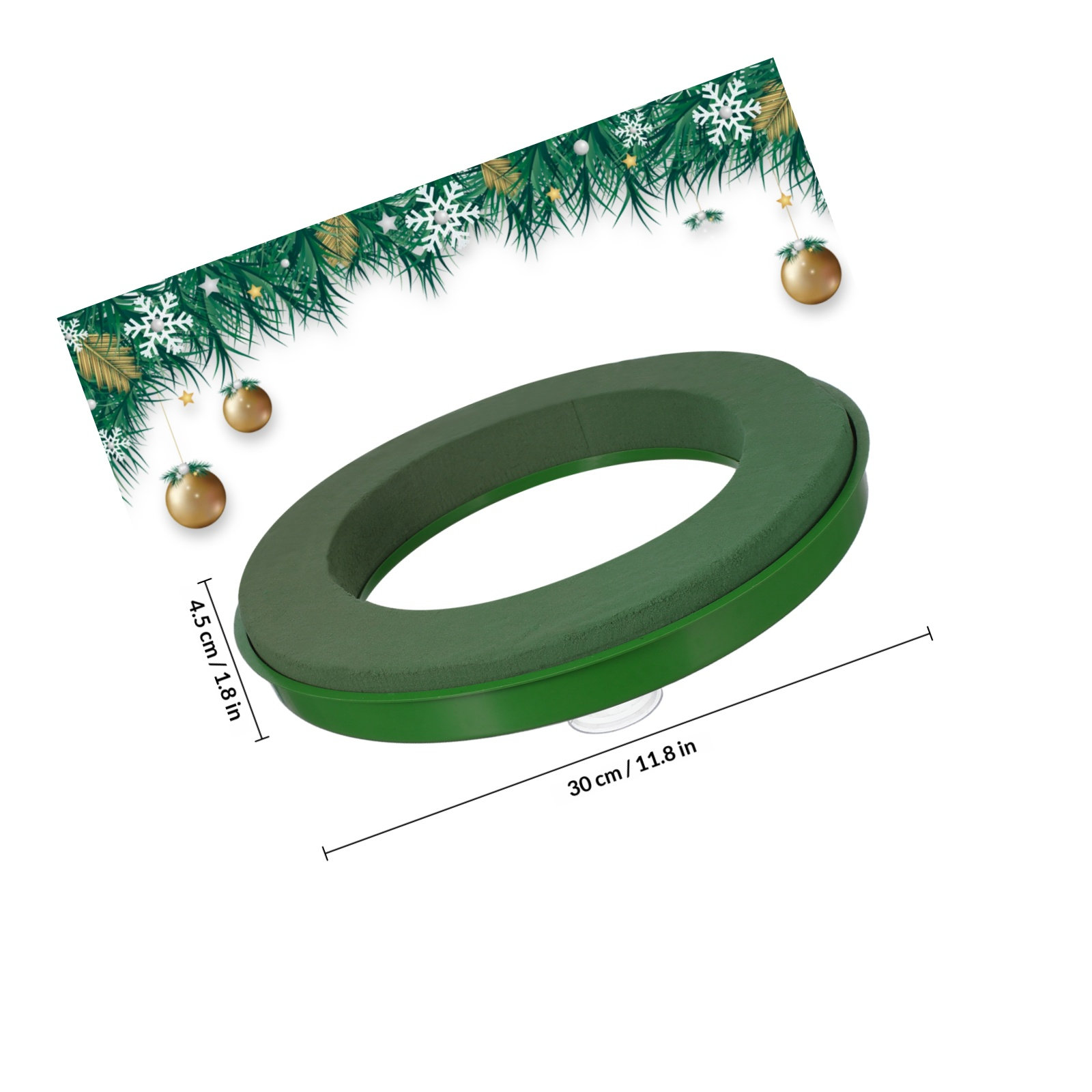 Small Flower Foam Ring Artific - Wedding Supply Decor recension och pris
