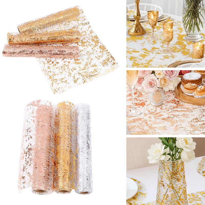 Metallic Gold Table Runner Seq - Table Runner Sequin recension och pris