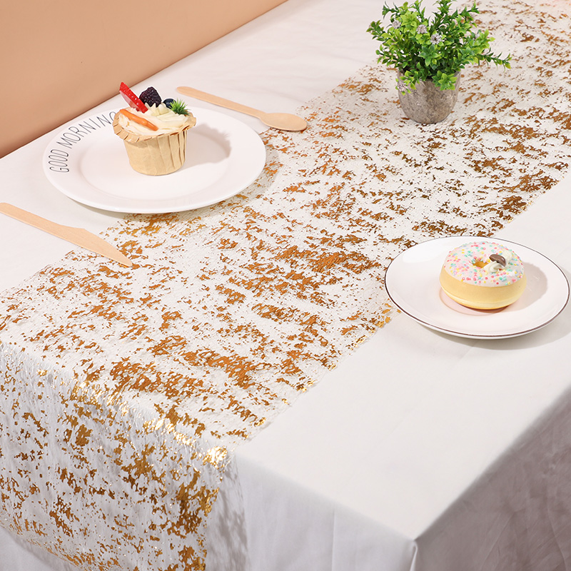 Metallic Gold Table Runner Seq - Table Runner Sequin recension och pris