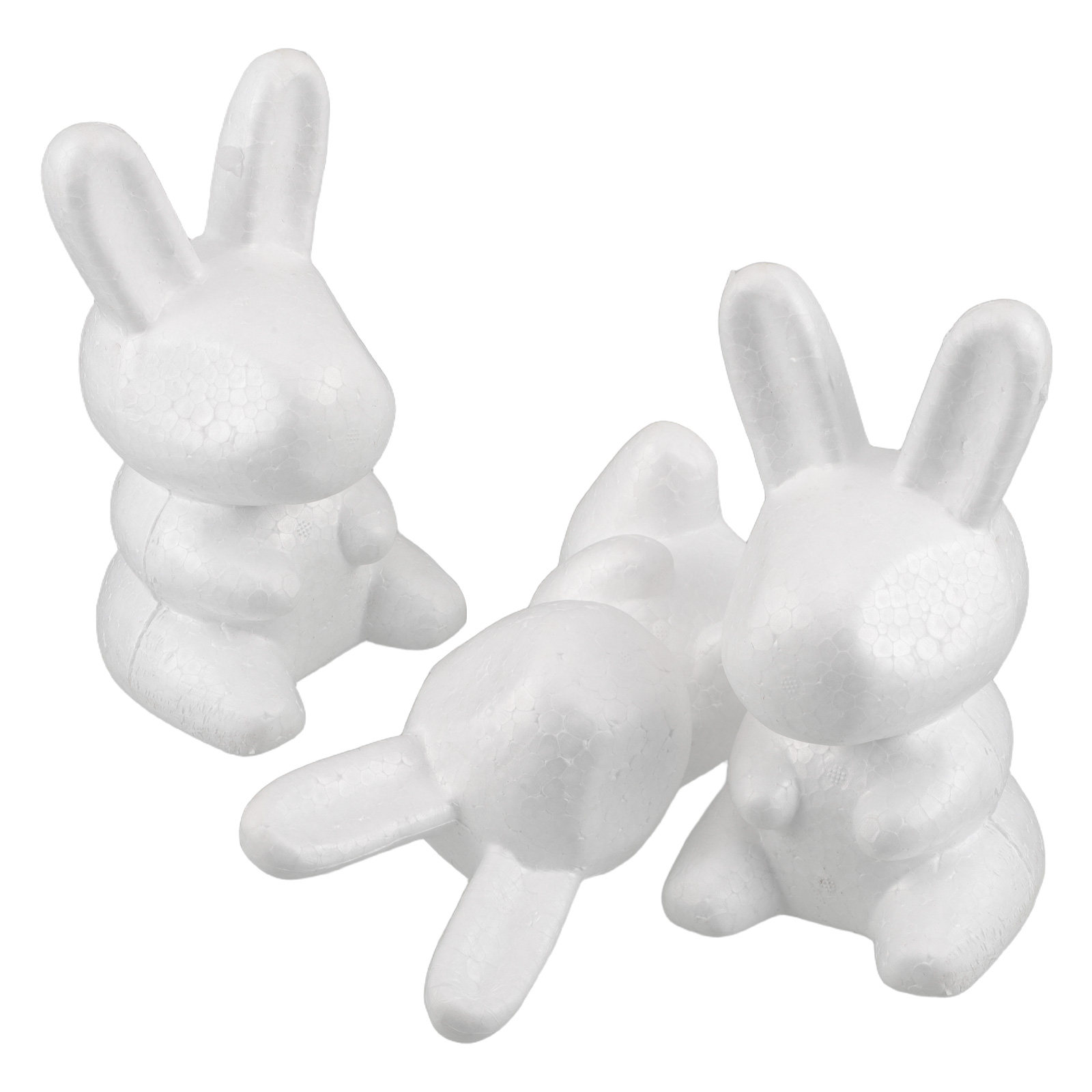 3Pcs White Foam Bunny DIY Scul - Wedding Supply Decor recension och pris