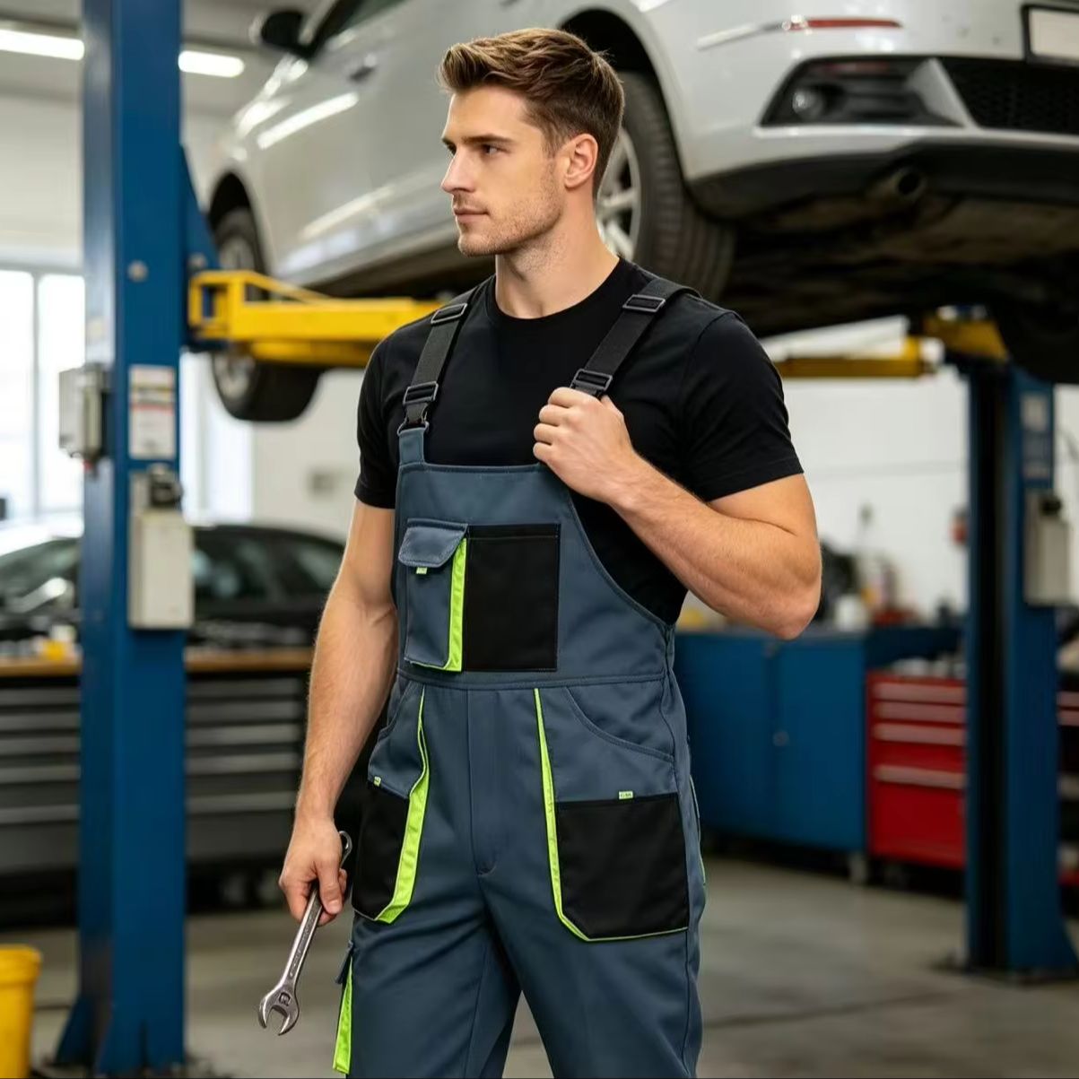 Men's Work Jumpsuits Adjustabl - Wedding Job recension och pris