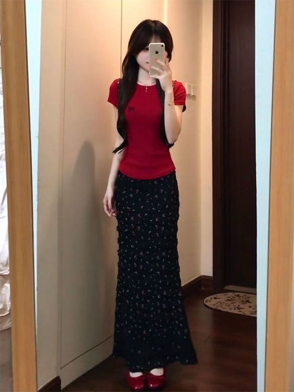 Summer Beautiful Red Short Sle - Good Floral & Wedding Decor Supply Photos recension och pris