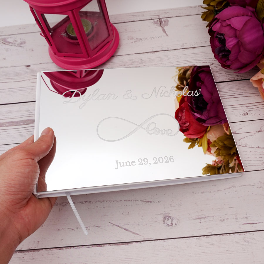 25x18cm Eternal Love Style Per - Personalized Guest Book recension och pris