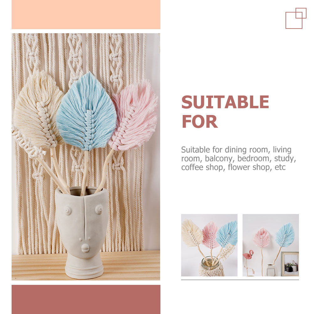 4Pcs Cotton Rope Leaf Shape Wa - Wedding Supply Decor recension och pris