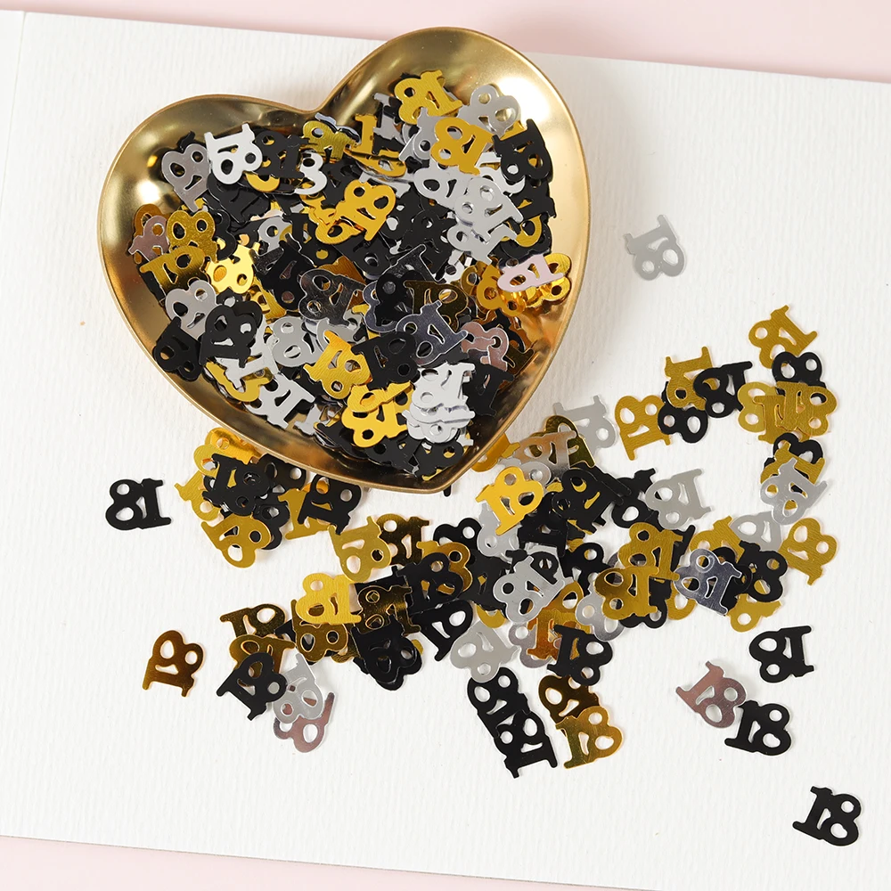 15G Mini Number 16/18/20/30/40 - Table Runner Sequin recension och pris