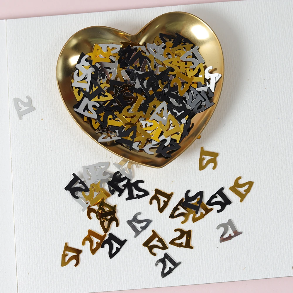 15G Mini Number 16/18/20/30/40 - Table Runner Sequin recension och pris