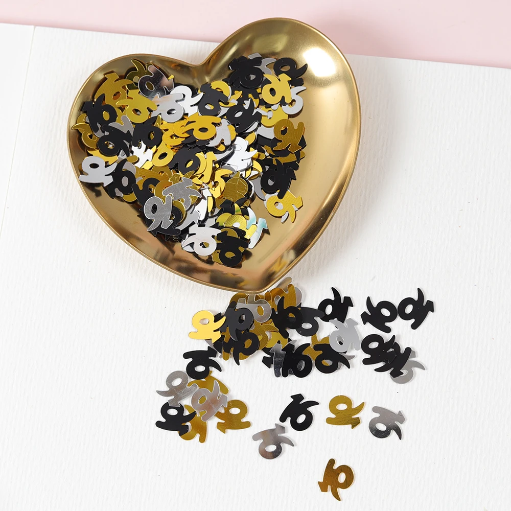 15G Mini Number 16/18/20/30/40 - Table Runner Sequin recension och pris