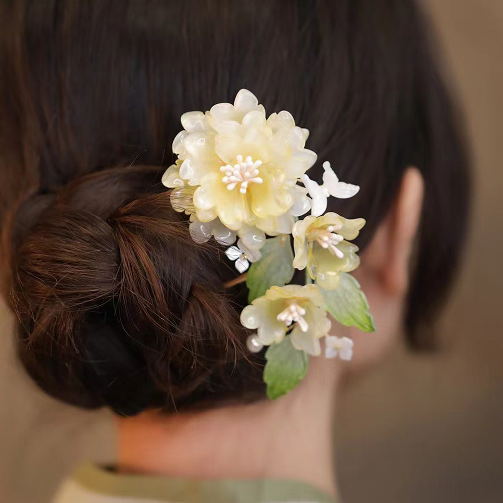 Flower U-shaped Hairpin Chines - Wedding Supply Store recension och pris