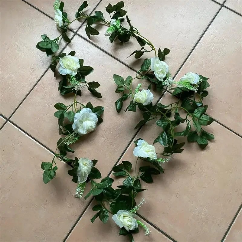 1Pcs 2.2M Artificial White Flo - Wedding Arch Flower recension och pris