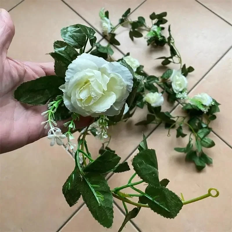 1Pcs 2.2M Artificial White Flo - Wedding Arch Flower recension och pris