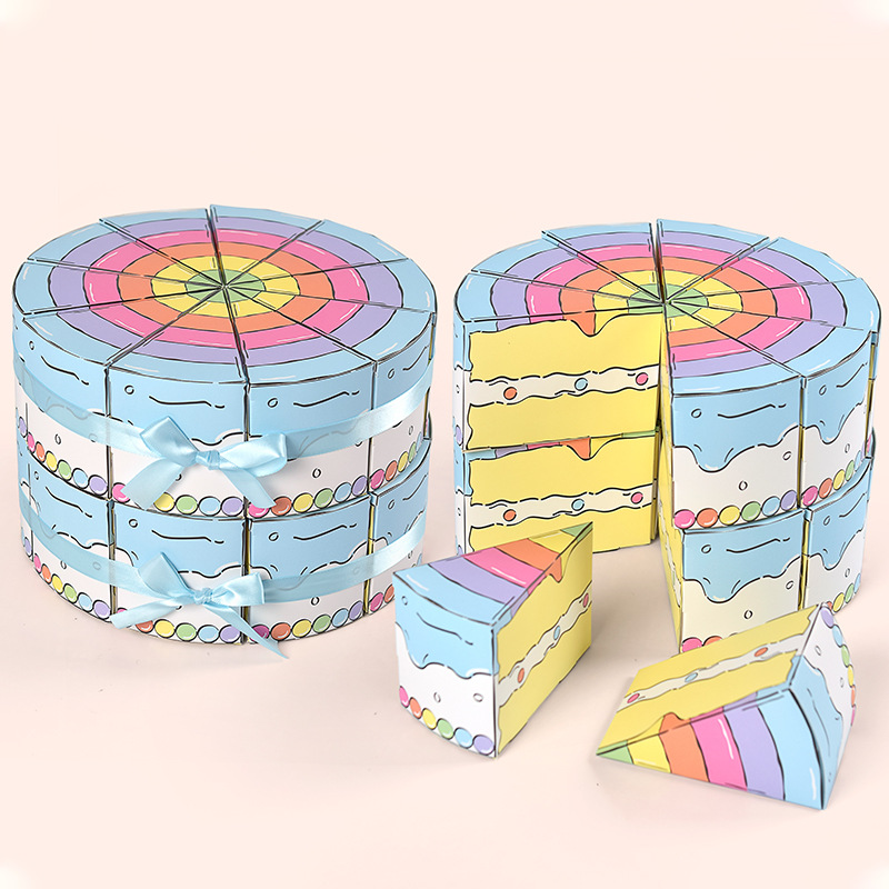 Triangular Cake Shaped Paper G - Wedding Supply Decor recension och pris