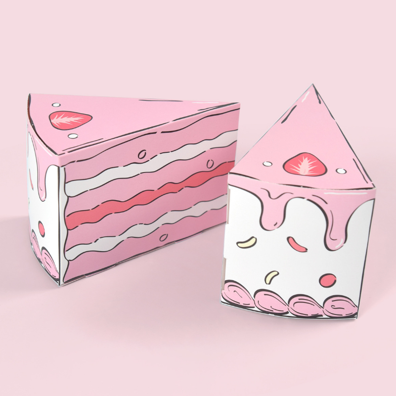 Triangular Cake Shaped Paper G - Wedding Supply Decor recension och pris