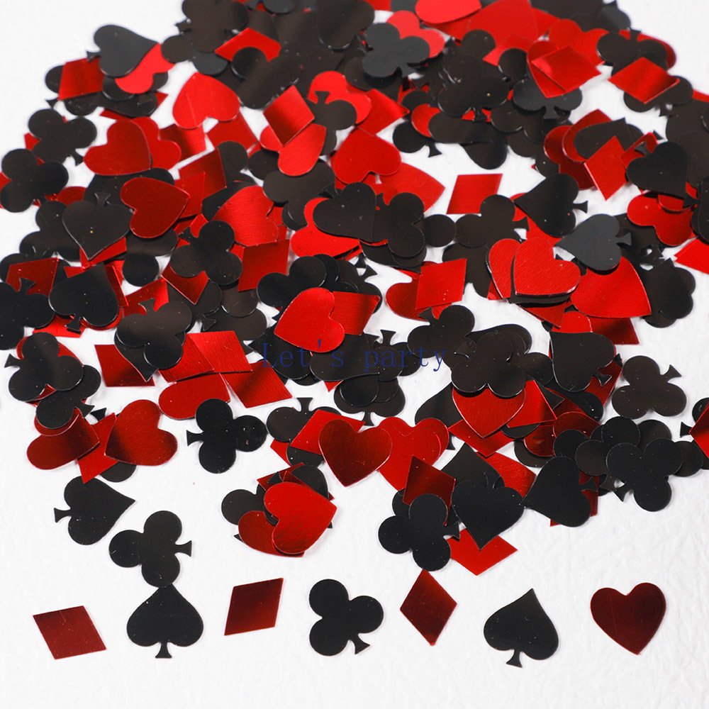 15g/bag Casino Las Vegas Poker - Table Runner Sequin recension och pris