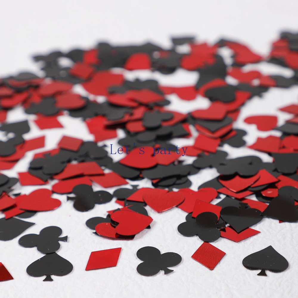 15g/bag Casino Las Vegas Poker - Table Runner Sequin recension och pris
