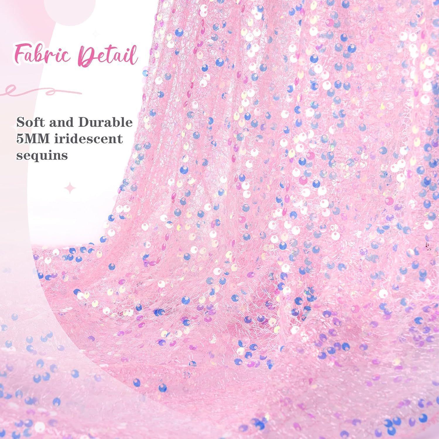 Glitter Iridescent Sequin Tabl - Table Runner Sequin recension och pris