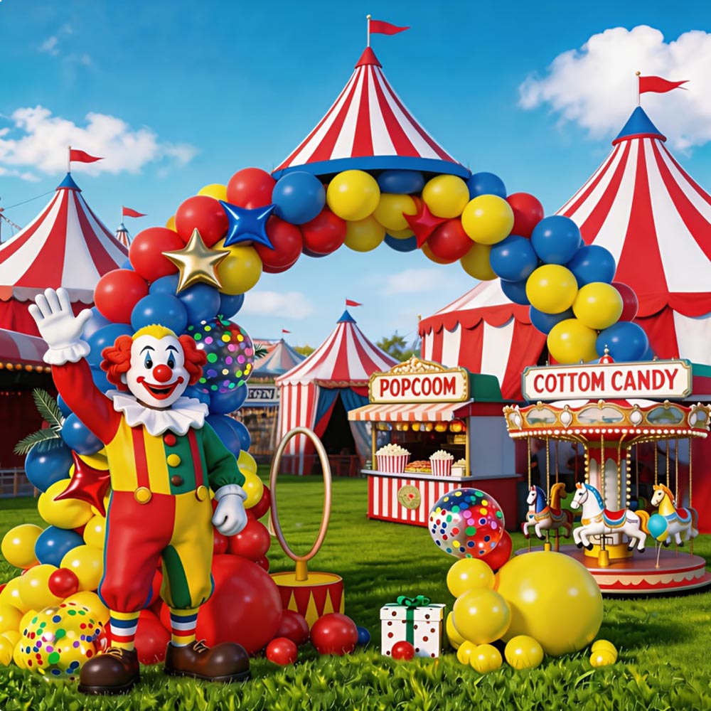 Cartoon Clown Garland Arch Kit - Wedding Day Supply Kit recension och pris